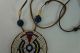 Old Indian Jewelry - Alter Indianer Schmuck - Bein Glasperlen - Halskette Nordamerika Bild 3