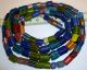 Sams - Beads® 81 Cm Strang Älter Venetian Chevron Trade Beads Glasperlen Ghana Entstehungszeit nach 1945 Bild 1