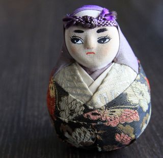 Hime Daruma Puppe,  Glücksbringer In Japan,  Sehr Schön Bild