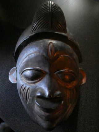 Afrikanische Stammes Kunst Maske Der Gelede,  Nigeria Afrika Bild