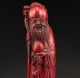 25 Cm Sammeln Alte Unsterbliches Drache Skulpturen,  Lack Rotlack,  China Selten Asiatika: China Bild 1