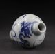 Sammeln Alte Handbemalt Drache Vase,  Porzellan Blaumalerei,  China Selten Asiatika: China Bild 4