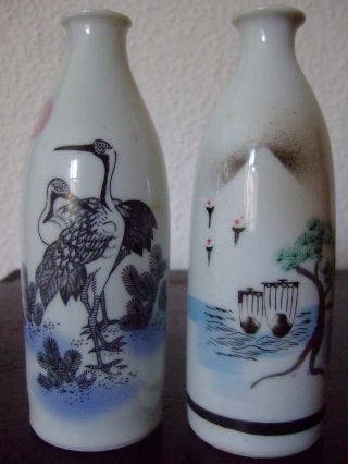 Alte Japanische Sake - Flaschen,  Antik Bild