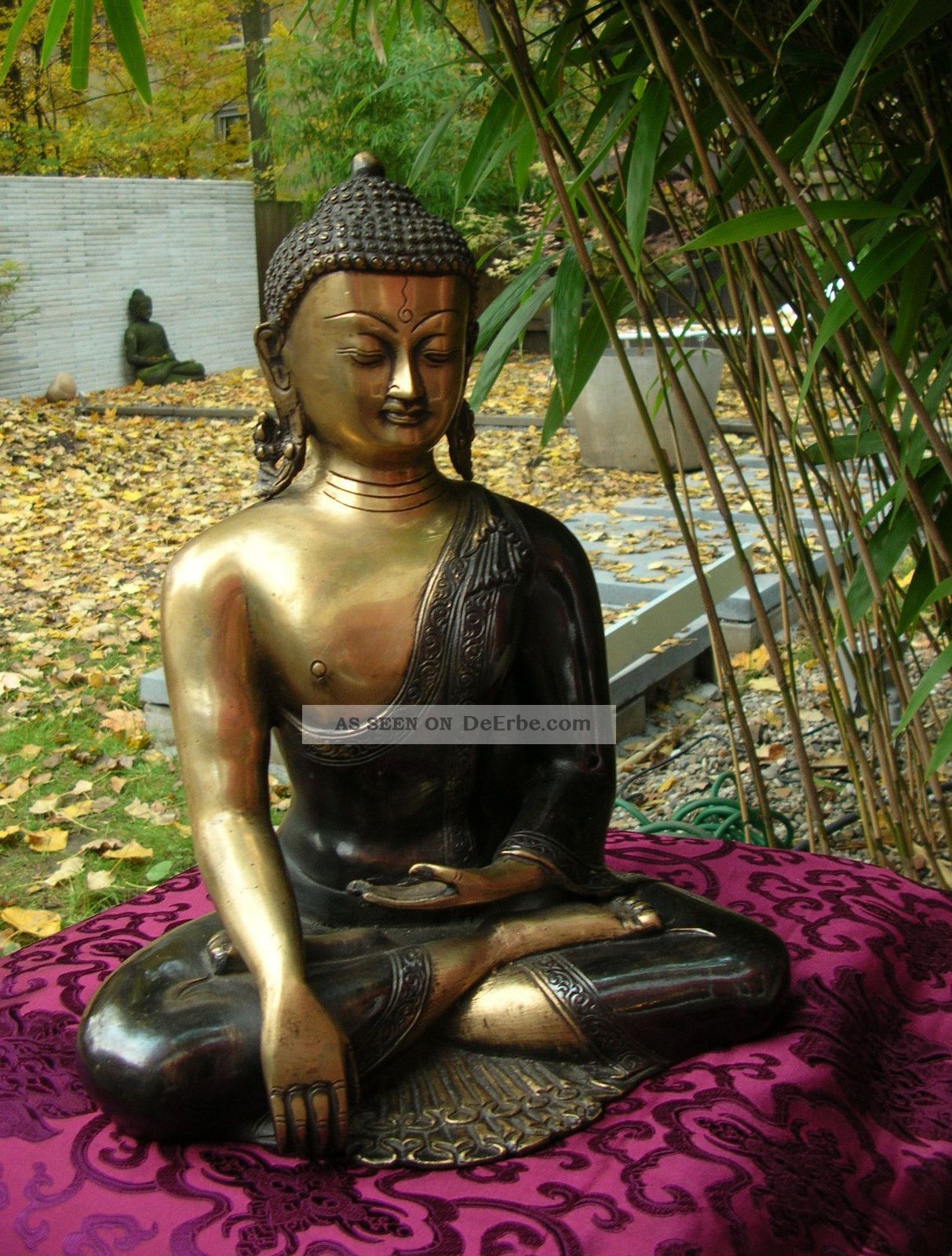 Wunderschöne,  Sehr Feine Sakyamuni Buddha Statue Bronze Aus Tibet 6 Kilo Entstehungszeit nach 1945 Bild