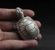 Sammeln Alte Schildkröte Skulpturen,  Tibet Silber,  China Selten Signiert Asiatika: China Bild 3