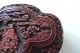 Antik China Rotlack - Composit ?geschnitzte Dose /box //carved Cinnabar Lacquer ? Asiatika: China Bild 3