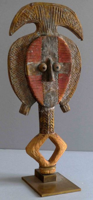 Alte Afrikanische Reliquiar - Figur Des Stammes Der Kota (nordosten Gabun) Bild