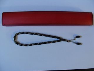 Tesbih Elegante Gebetskette 21´er HÄmatit Rosary Metallic - Style In Geschenkbox Bild