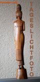 Zierliche Sawatee Skulptur - Thailand - 50cm - Holz - Handgeschnitzt - 1960er 1950-1999 Bild 4