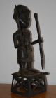 Bronze Große Königsfigur Der Ijaw,  Nigeria,  Afrika Entstehungszeit nach 1945 Bild 1