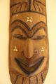 Afrikanische Maske Aus Edelholz - Handgeschnitzt Entstehungszeit nach 1945 Bild 3