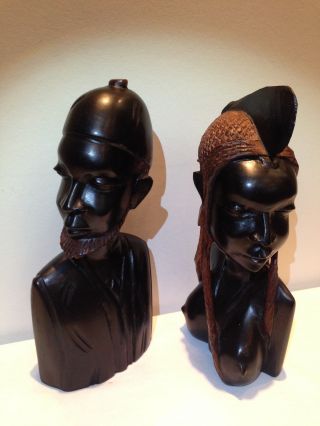 Afrikanische Kunst,  Figuren,  Frau Und Mann,  Privatsammlung Bild