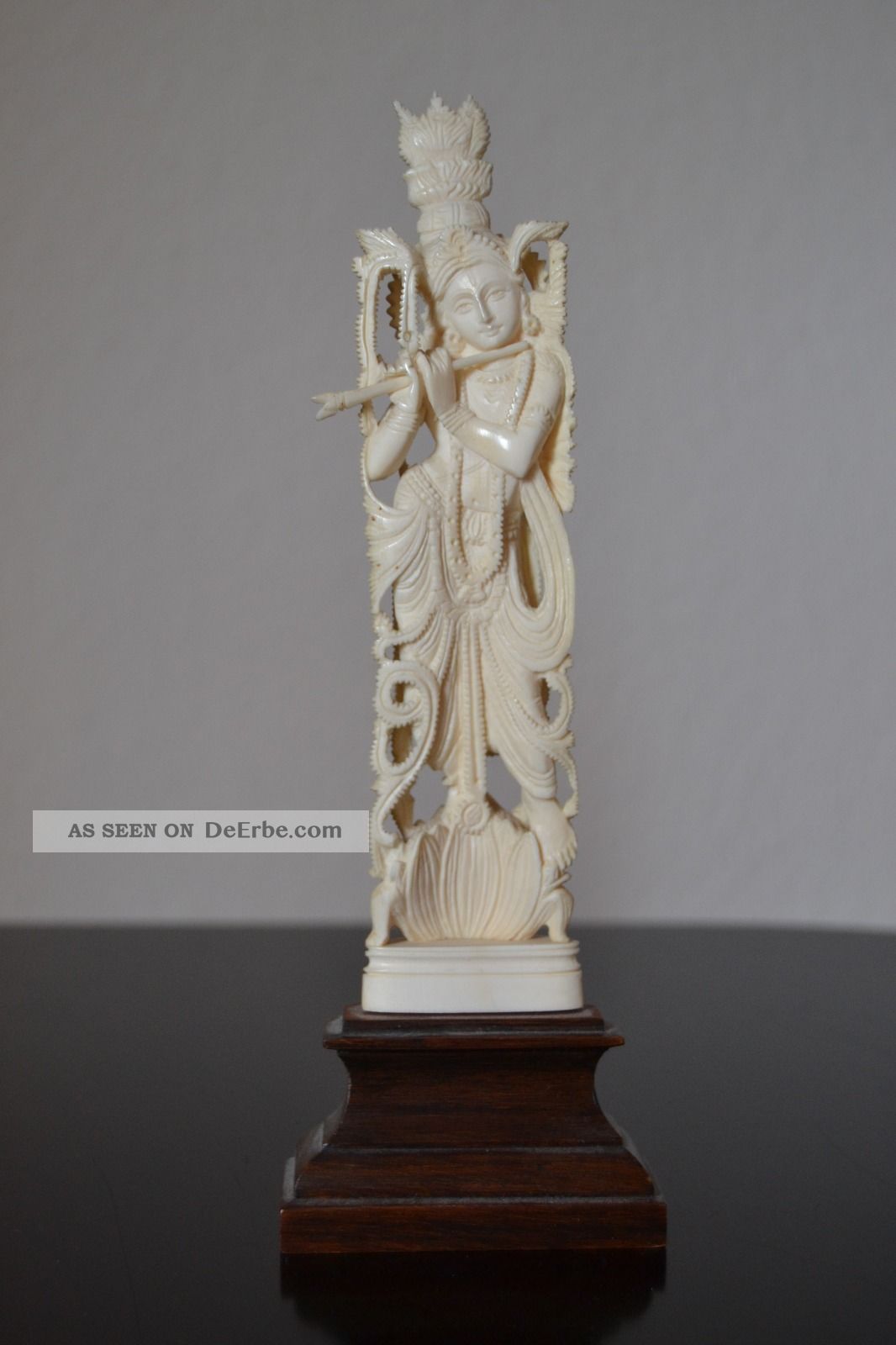 Statue Flötenspieler 22 Cm Asiatika: Indien & Himalaya Bild