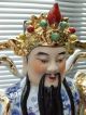 Lu Xing Hausgott – Chinesische Fengshui - San Xing - Figur Entstehungszeit nach 1945 Bild 9