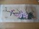 Orginal Japanische Seidenpapier Malerei Aquarell Um 1940 Signiert Asiatika: Japan Bild 3