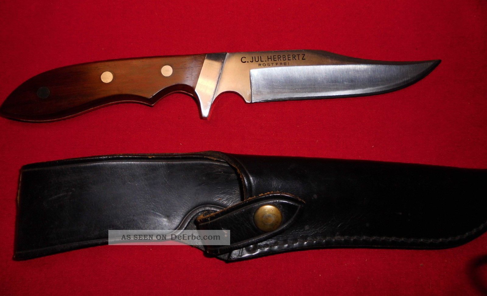 Herbertz Bowie Messer Jagdmesser Trachtenmesser Jäger Fischer Jagd & Fischen Bild