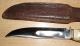 Hugo Koller Altes Jagdmesser Taschenmesser Solingen Horngriff Jagd & Fischen Bild 2