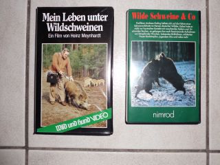 2 Jagdfilm Heinz Meynhardt Mein Leben Unter Wildschweinen & Wilde Schweine & Co. Bild