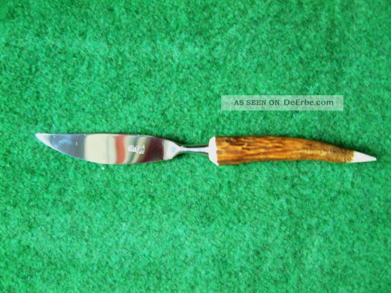 Messer Mit Sägeklinge Und Horngriff Jagdmesser Hirsch Reh Geweih Gehörn Jagd Jagd & Fischen Bild