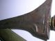 Altes Jagdmesser Aus Indonesien,  Holzverzierung,  Damastklinge In Handarbeit Um1900 Jagd & Fischen Bild 5