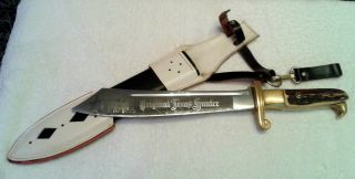 Texas Hunter Messer Mit Scheide,  Sammlerstück Mit Passender Scheide Bild