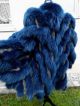 Luxus Polarfuchs Pelzmantel Polarfuchs In Blau Gr.  42/44@herrlicher Pelztraum@ Kleidung Bild 3