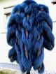 Luxus Polarfuchs Pelzmantel Polarfuchs In Blau Gr.  42/44@herrlicher Pelztraum@ Kleidung Bild 5