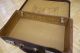 2x Alter Lederkoffer Echt Leder Antik Vintage Oldtimer Koffer Cognac Reise Braun Accessoires Bild 2