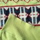 40er / 50er - Cableknit Sweater - Gr.  M - Limette - Usa Rockabilly Kleidung Bild 3