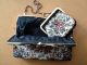 Erbstück Gobelin Petit Point Handtasche Mit Geldtäschchen Vintage Wie Accessoires Bild 1