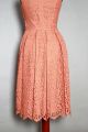 Wunderbares 40er 50er Jahre Kleid Etuikleid Baumwollspitze 40er 50er Kleidung Bild 7