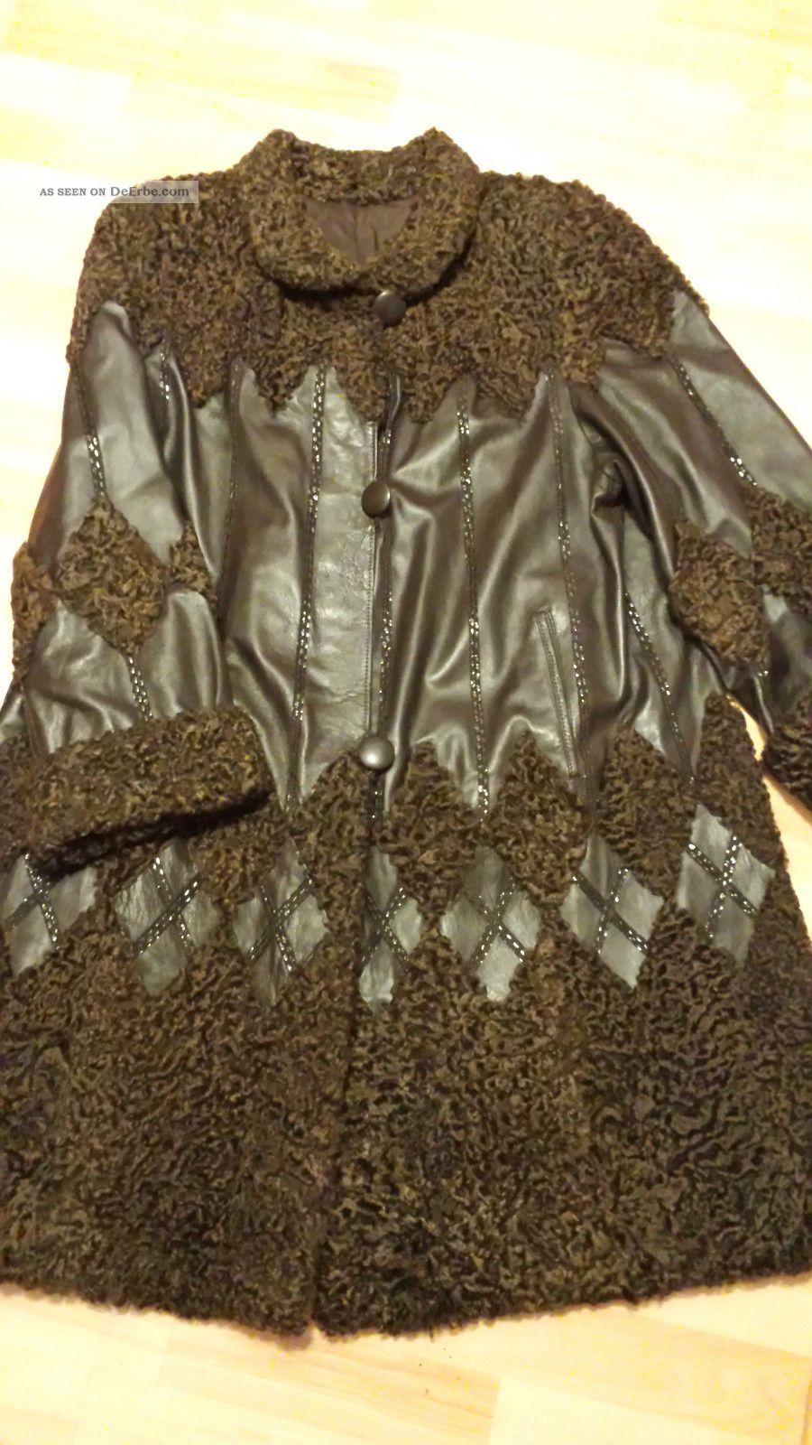 Leder Persianer Mantel Größe 38 /40 Anfertigung Kleidung Bild