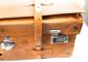 Ko34 Oldtimer Koffer Lederkoffer Koffer Braun Vintage 67 X 39 X 22 Mit Gurten Accessoires Bild 5
