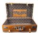 Ko34 Oldtimer Koffer Lederkoffer Koffer Braun Vintage 67 X 39 X 22 Mit Gurten Accessoires Bild 7