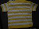 Baby Kinder Strick Pulli Handarbeit Gelb/weiß Kurzarm Kleidung Bild 1