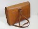 50er - 60er Jahre Schultasche Lehrertasche Aktentasche Leder Ranzen Old School Accessoires Bild 1