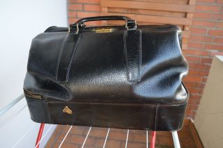 Alte Tuck Tite Vintage Koffer Tasche Arzttasche Unterfach Bild