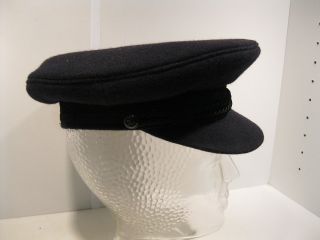 Seglermütze Mütze Größe 55 Vintage Mode Alter Lagerbestand Bild