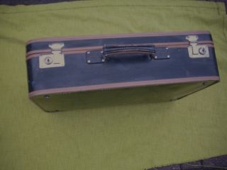 Großer Antik - Koffer Aus Pappe Ca 30er,  40er Jahren Schwarz Bild