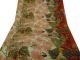 Weinlese - Antike Art Silk India Sari Stoff Mit Blumenmuster In Handwerk Beige 5yd Kleidung Bild 3