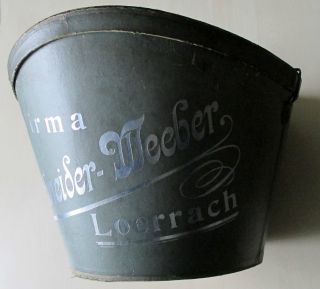 Alter Zylinder - Hutkarton Hutschachtel - Firma Schneider - Weeber,  Lörrach Bild