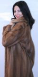 (525) Nerz Mantel Kurzmantel Pastell Mink Coat Kleidung Bild 6