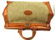 Große Doktortasche Tasche Leder Textil Braun Vintage Weekender Reisetasche Ko17 Accessoires Bild 3