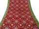 Weinlese - Indien 100 Reine Seide Saree Stoff Patola Printed Maroon Sari - Kunst - Fe Kleidung Bild 6