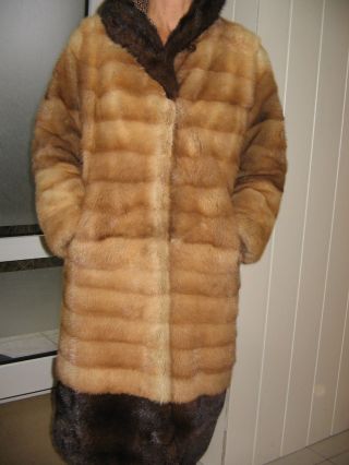 Alter Pelzmantel Nerz Zobel ?? Relativ Schwer Ca.  Gr.  36 Vermutlich 50iger Jahre Bild