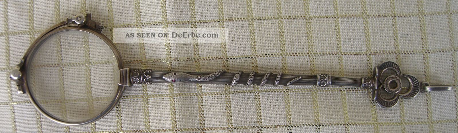 Brille Lorgnon Lorgnette Artztlorgette Artztbrille Österreich - Ungarn 800/1000 Accessoires Bild