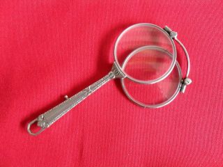 Antike Klappbrille - Sehhilfe Bild