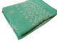 Weinlese - Indien Aus 100 Reiner Baumwolle Saree Stoff Gestickter Vorhang Grün 5y Kleidung Bild 4