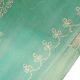 Weinlese - Indien Aus 100 Reiner Baumwolle Saree Stoff Gestickter Vorhang Grün 5y Kleidung Bild 5