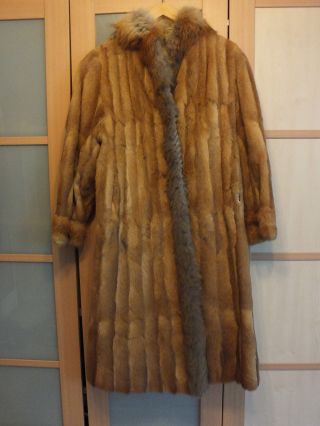 Wieselmantel Wiesel Mantel Pelz Pelzmantel Weasel Fur Coat Норковая шуба Bild
